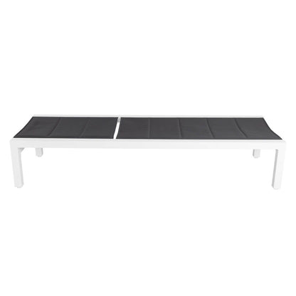 Adjustable Outdoor Sun Lounger in Aluminium White V264-OTF-536A-WHE-NA-1