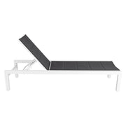 Adjustable Outdoor Sun Lounger in Aluminium White V264-OTF-536A-WHE-NA-1