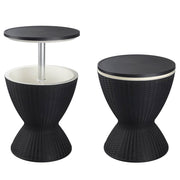 Garden Ice Cooler Table (Black) V264-OTF-537PP-BLK-NA-1