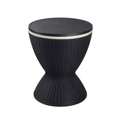 Garden Ice Cooler Table (Black) V264-OTF-537PP-BLK-NA-1
