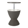 Taupe Ice Bucket Table V264-OTF-537PP-LGR-NA-1