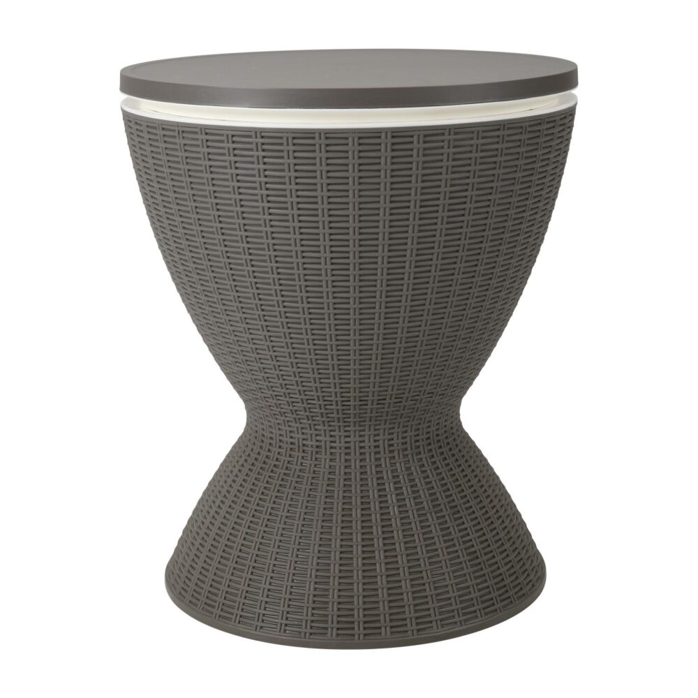 Taupe Ice Bucket Table V264-OTF-537PP-LGR-NA-1
