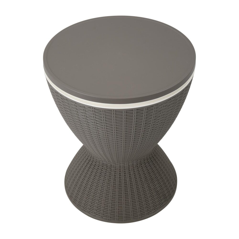 Taupe Ice Bucket Table V264-OTF-537PP-LGR-NA-1