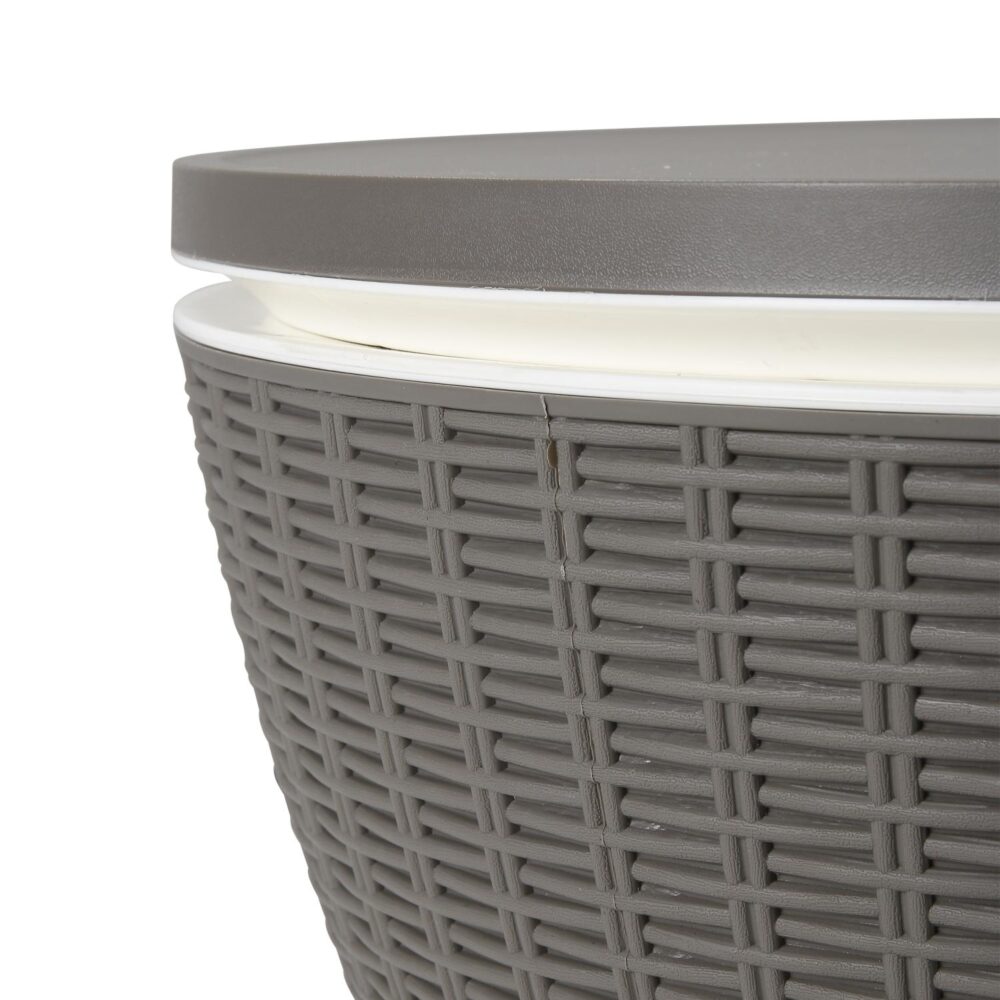 Taupe Ice Bucket Table V264-OTF-537PP-LGR-NA-1