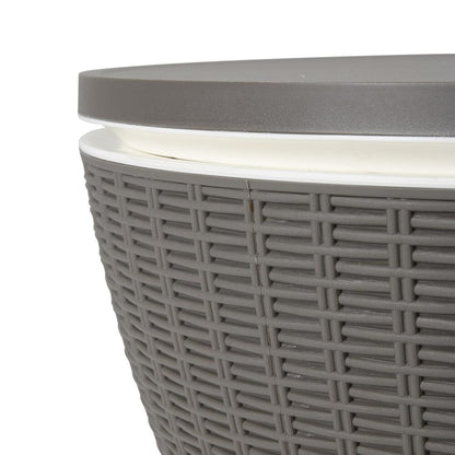 Taupe Ice Bucket Table V264-OTF-537PP-LGR-NA-1