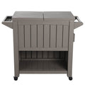 Garden Bar Serving Cart with Cooler (Taupe) V264-OTF-539PP-LGR-NA-1