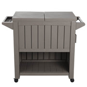 Garden Bar Serving Cart with Cooler (Taupe) V264-OTF-539PP-LGR-NA-1