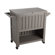 Garden Bar Serving Cart with Cooler (Taupe) V264-OTF-539PP-LGR-NA-1