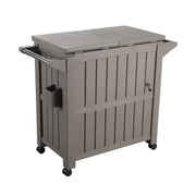 Garden Bar Serving Cart with Cooler (Taupe) V264-OTF-539PP-LGR-NA-1