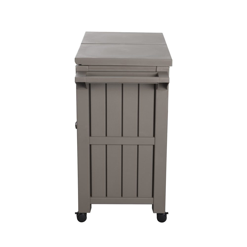 Garden Bar Serving Cart with Cooler (Taupe) V264-OTF-539PP-LGR-NA-1