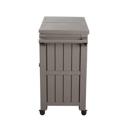 Garden Bar Serving Cart with Cooler (Taupe) V264-OTF-539PP-LGR-NA-1