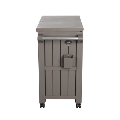 Garden Bar Serving Cart with Cooler (Taupe) V264-OTF-539PP-LGR-NA-1