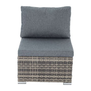 Grey Armless Outdoor Sofa Set V264-OTF-540S-LGR-NA-1