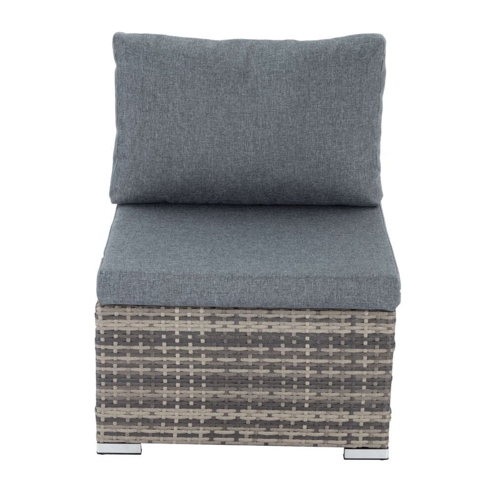 Grey Armless Outdoor Sofa Set V264-OTF-540S-LGR-NA-1