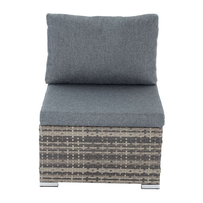 Grey Armless Outdoor Sofa Set V264-OTF-540S-LGR-NA-1