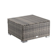 Outdoor wicker ottoman in Grey V264-OTF-541S-LGR-NA-1