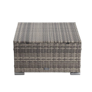 Outdoor wicker ottoman in Grey V264-OTF-541S-LGR-NA-1