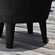 Black Ice Bucket Table V264-OTF-542PP-BLK-NA-1