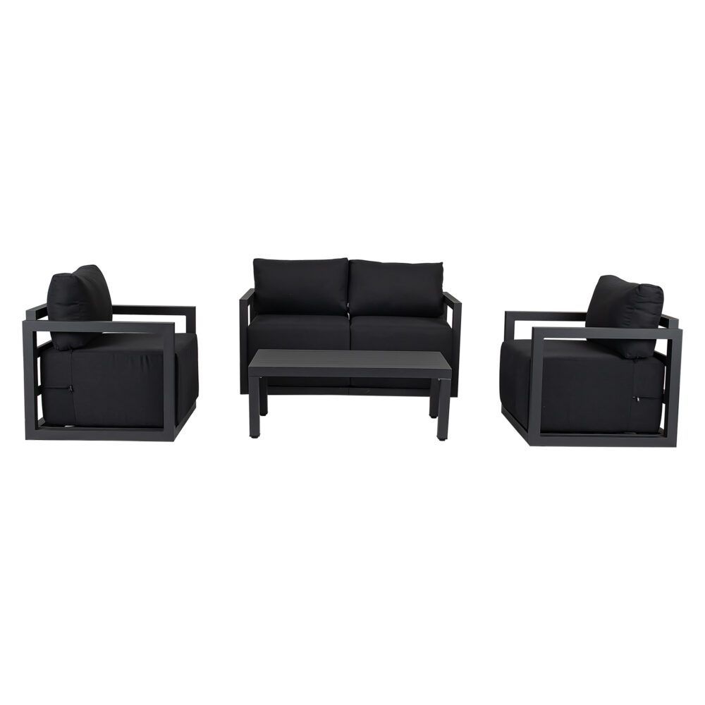 Alfresco Serenity Outdoor Lounge Set - Charcoal Grey V264-OTF-543A-DGR-5PC