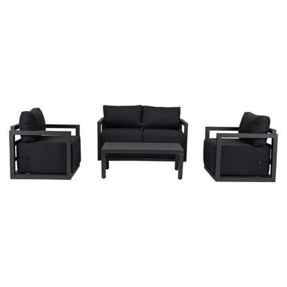 Alfresco Serenity Outdoor Lounge Set - Charcoal Grey V264-OTF-543A-DGR-5PC