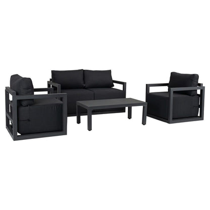 Alfresco Serenity Outdoor Lounge Set - Charcoal Grey V264-OTF-543A-DGR-5PC