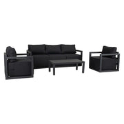 Alfresco 5-Seater Deep-Seated Patio Set - Charcoal Grey V264-OTF-543A-DGR-6PC