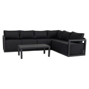 Alfresco Contemporary All-Weather Lounge Set - Charcoal Grey V264-OTF-543A-DGR-7PC