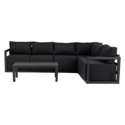 Alfresco Contemporary All-Weather Lounge Set - Charcoal Grey V264-OTF-543A-DGR-7PC