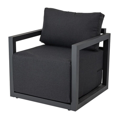 Alfresco 7-Seat Garden Lounge Set - Charcoal Grey V264-OTF-543A-DGR-8PC