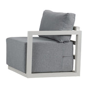 Alfresco Contemporary All-Weather Lounge Set - White V264-OTF-543A-WHE-7PC