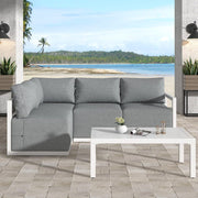 Four-Seat Alfresco Harmony Set - White V264-OTF-543A-WHE-N5PC