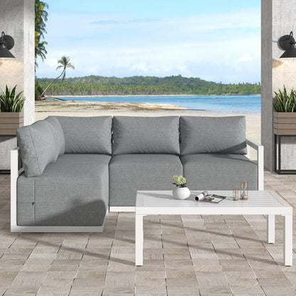 Four-Seat Alfresco Harmony Set - White V264-OTF-543A-WHE-N5PC