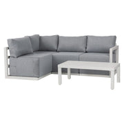 Four-Seat Alfresco Harmony Set - White V264-OTF-543A-WHE-N5PC