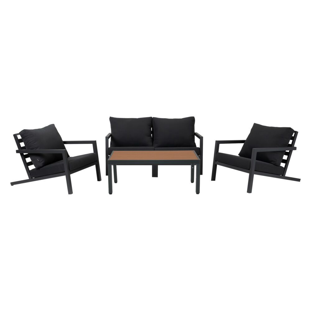 Aidan Garden Furniture Set in Slate Grey - 5 pieces V264-OTF-544A-DGR-5PC