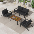 Aidan Garden Furniture Set in Slate Grey - 5 pieces V264-OTF-544A-DGR-5PC