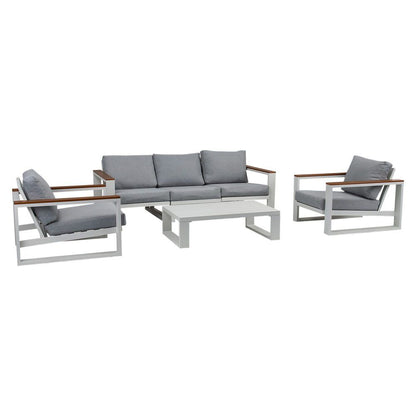 5 Seater Grandeur Lounge Suite - White V264-OTF-545A-WHE-6PC
