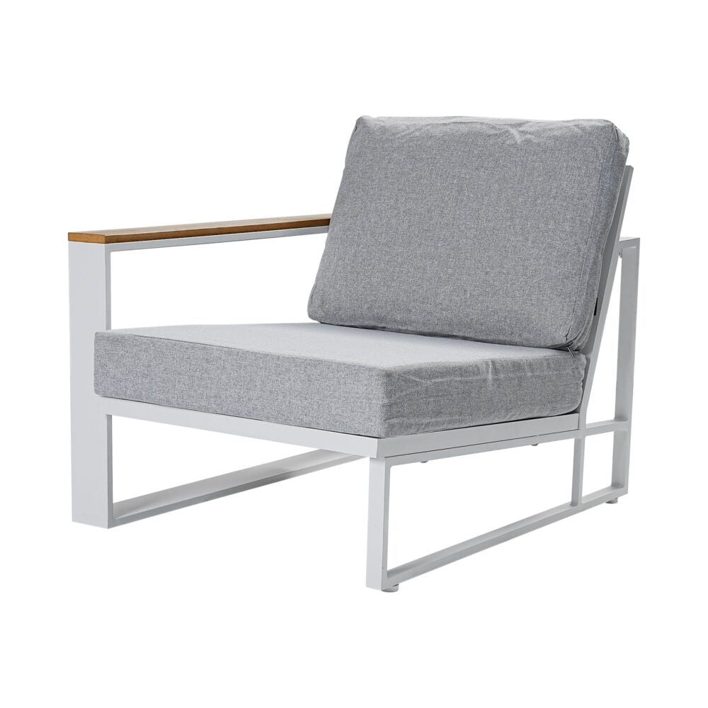 5 Seater Grandeur Lounge Suite - White V264-OTF-545A-WHE-6PC