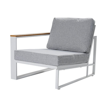 5 Seater Grandeur Lounge Suite - White V264-OTF-545A-WHE-6PC