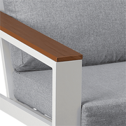5 Seater Grandeur Lounge Suite - White V264-OTF-545A-WHE-6PC