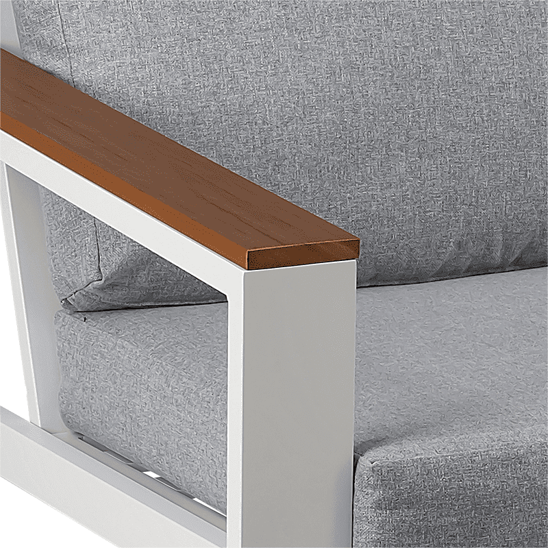 5 Seater Grandeur Lounge Suite - White V264-OTF-545A-WHE-6PC
