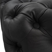 Black Leathaire Ottoman-Rectangular V264-OTM-801L-BLK-NA-1