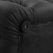 Black Leathaire Ottoman-Rectangular V264-OTM-801L-BLK-NA-1