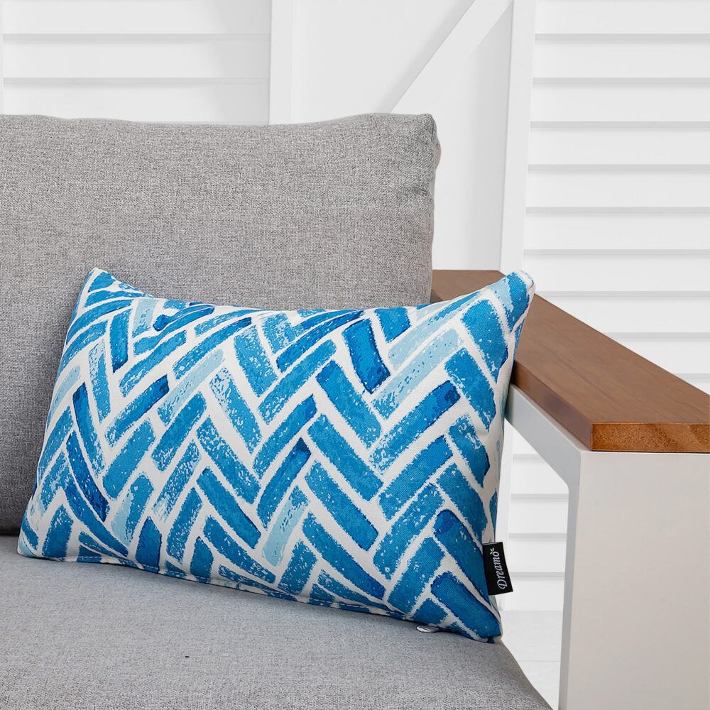 Rectangular Outdoor Cushion Pillows V264-PIL-902F-BLU-NA-1