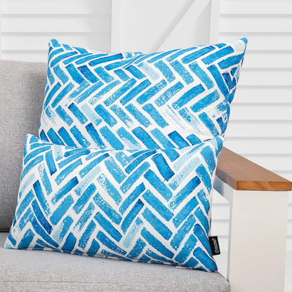 Rectangular Outdoor Cushion Pillows V264-PIL-902F-BLU-NA-1