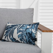 Bicolour Outdoor Lumbar Cushion Pillows V264-PIL-902F-DBL-NA-1