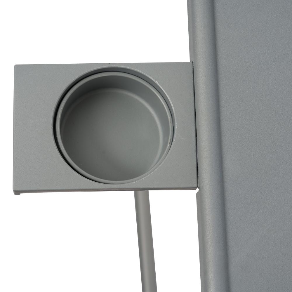Anywhere Laptop Pro Desk in Silver Grey V264-PST-301S-SLG
