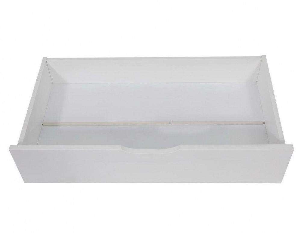 2 x Wooden Bed Frame Storage Trundle Drawers-White V264-STB-105P-WHE-NA