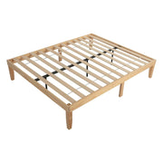 Warm Wooden Natural Bed Base Frame - Double V264-STB-108P-NTR-DL-1