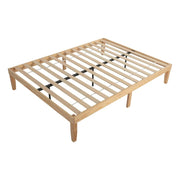 Warm Wooden Natural Bed Base Frame - Double V264-STB-108P-NTR-DL-1