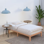 Single Size Warm Wooden Natural Bed Base Frame - King Single V264-STB-108P-NTR-KS-1